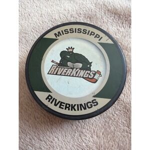 Mississippi RiverKings CHL Official Hockey Puck In Glas Co Slovakia Souvenir